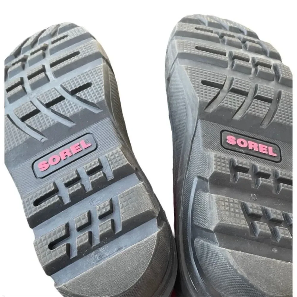 Sorel Big Kids Size 4 Flurry Boots Blooming Pink Winter Snow Waterproof Thermal